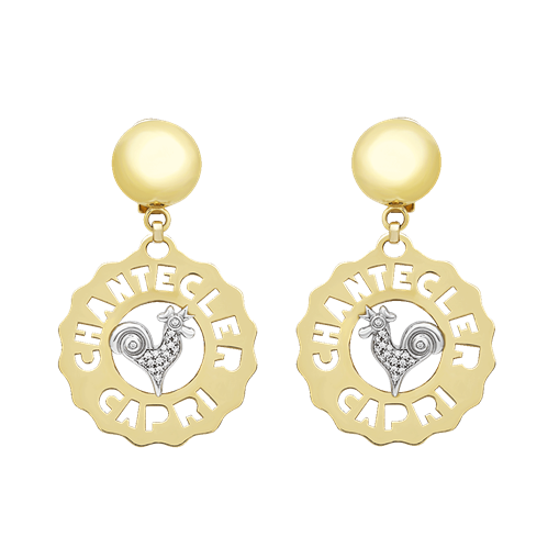Earrings Logo Chantecler Gold