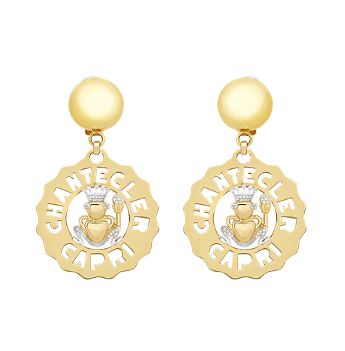 Earrings Logo Chantecler Gold