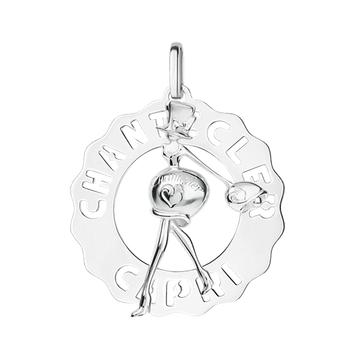 Ciondolo Et Voilà Logo Chantecler Argento