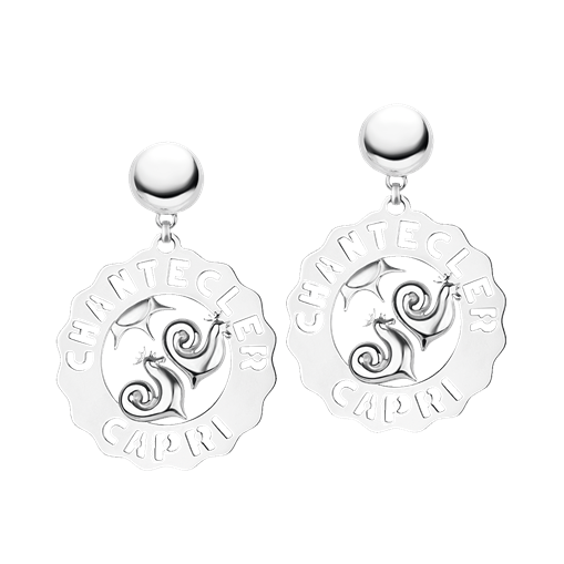 Earrings Et Voilà Logo Chantecler Silver