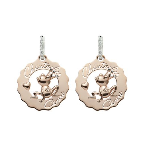 Orecchini Logo Chantecler Oro