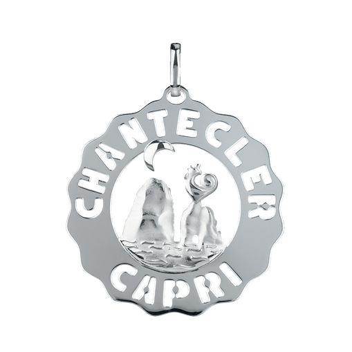 Ciondolo Et Voilà Logo Chantecler Argento