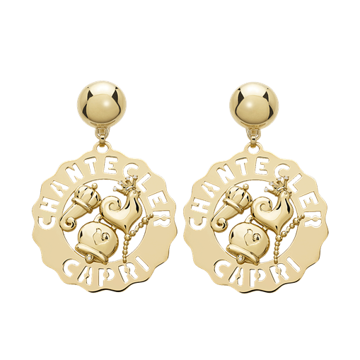 Earrings Logo Chantecler Gold