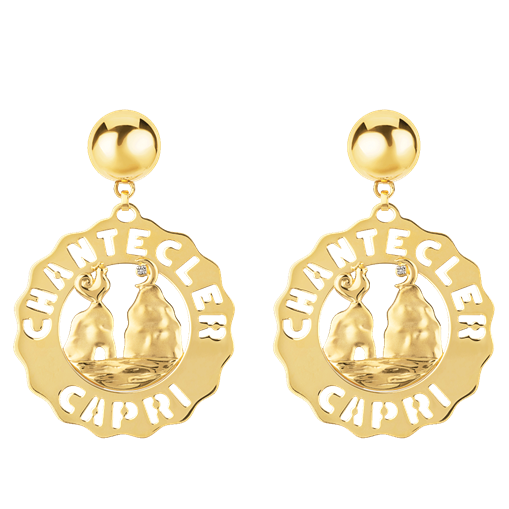 Earrings Logo Chantecler Gold