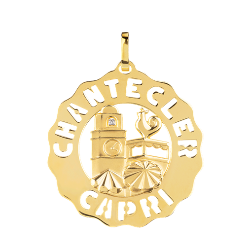 Ciondolo Logo Chantecler Oro