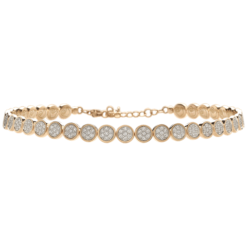 Necklace Paillettes Gold