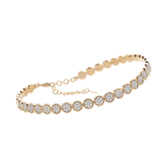 Necklace Paillettes Gold