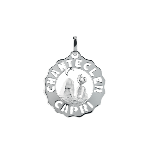 Ciondolo Et Voilà Logo Chantecler Argento