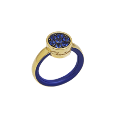 Anello Paillettes Oro