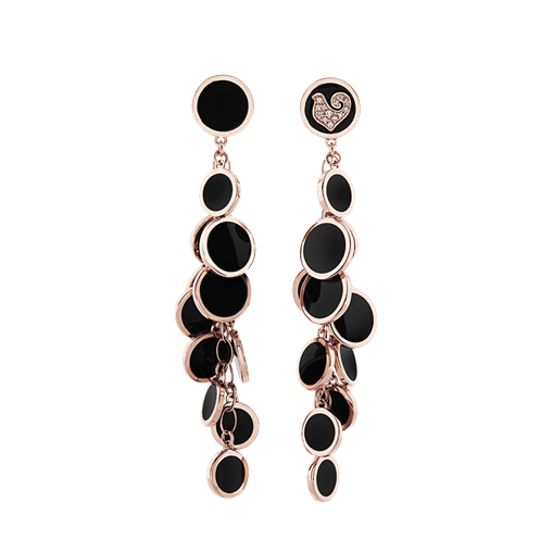 Earrings Paillettes Gold