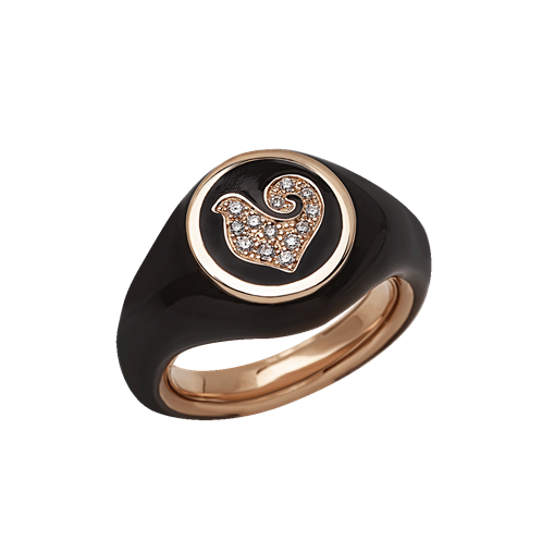 Anello Paillettes Oro