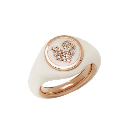 Anello Paillettes Oro