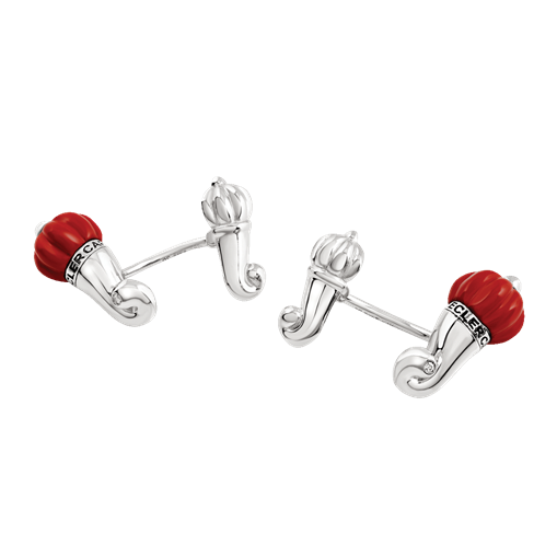 Cufflinks Et Voilà Corni Silver