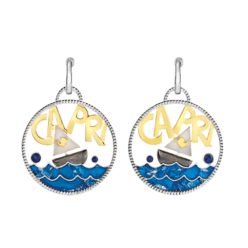 Orecchini Et Voilà Logo Chantecler Argento