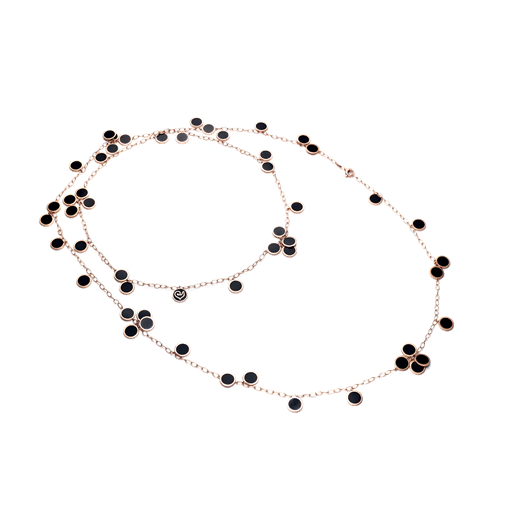 Collana Paillettes Oro