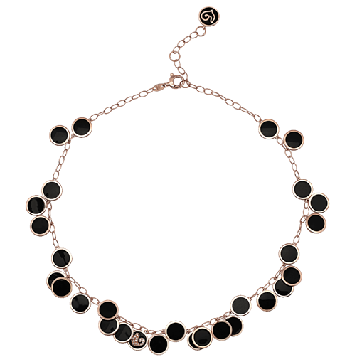 Collana Paillettes Oro