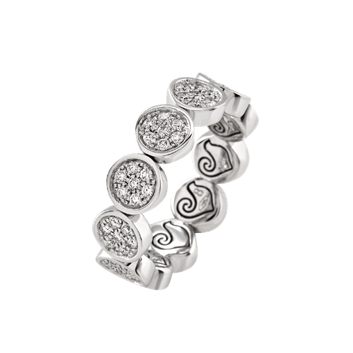 Anello Paillettes Oro