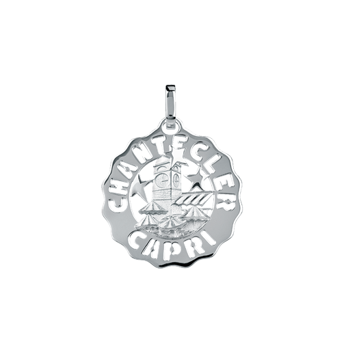 Ciondolo Et Voilà Logo Chantecler Argento