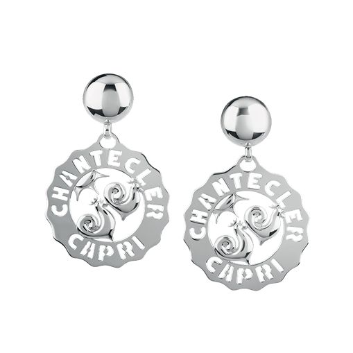 Orecchini Et Voilà Logo Chantecler Argento