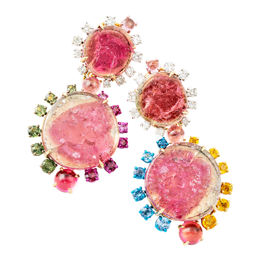 Orecchini Enchanté Tormalina Oro