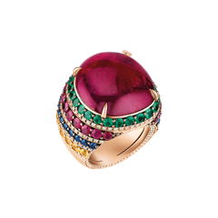 Anello Enchanté Tormalina Oro