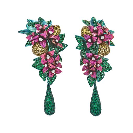 Orecchini Chantecler Garden Titanio