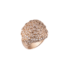Anello Paillettes Oro