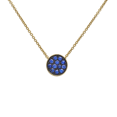 Collana Paillettes Oro