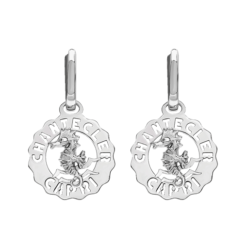 Earrings Et Voilà Logo Chantecler Silver