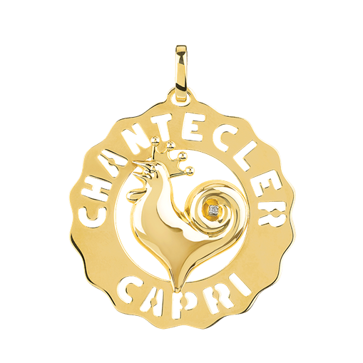 Ciondolo Logo Chantecler Oro