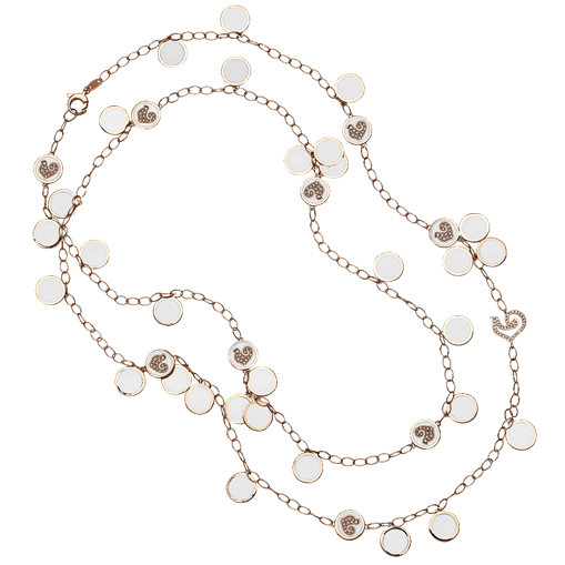 Collana Paillettes Oro