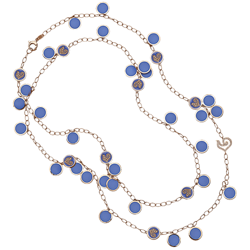 Collana Paillettes Oro