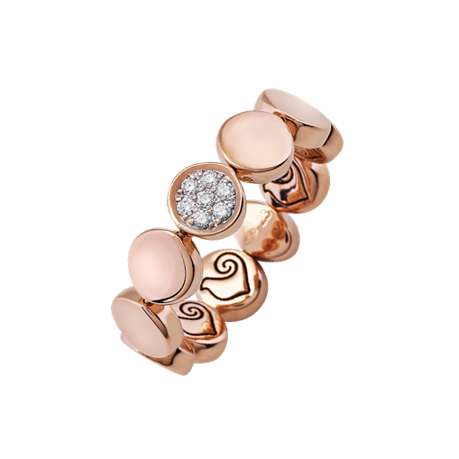 Ring Paillettes Gold