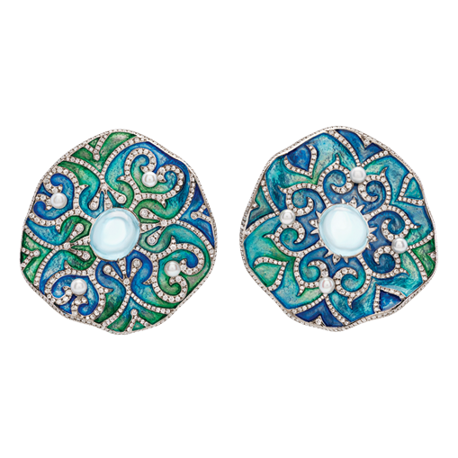 Earrings Maiolica Titanium