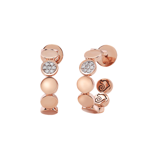 Earrings Paillettes Gold