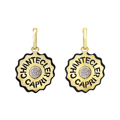 Earrings Logo Chantecler Gold