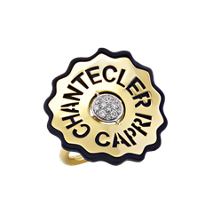 Anello Logo Chantecler Oro