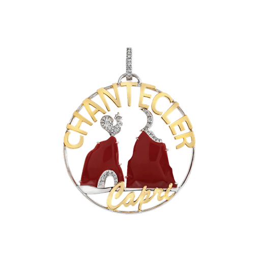 Ciondolo Logo Chantecler Oro