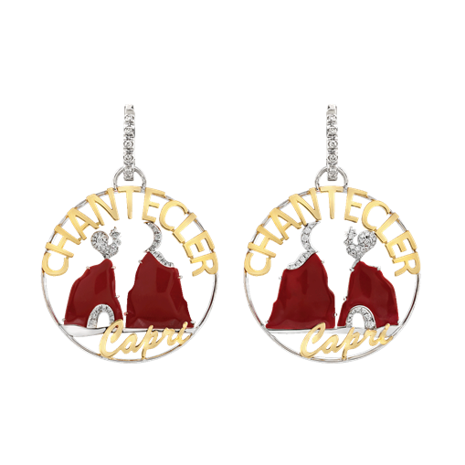 Orecchini Logo Chantecler Oro