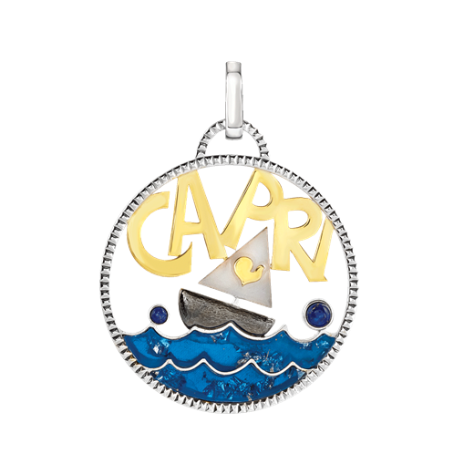 Ciondolo Et Voilà Logo Chantecler Argento