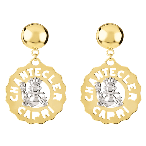 Orecchini Logo Chantecler Oro