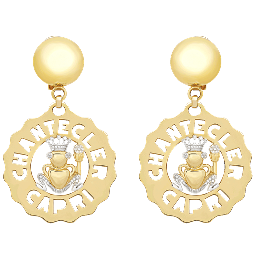 Earrings Logo Chantecler Gold