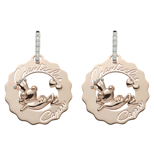 Orecchini Logo Chantecler Oro