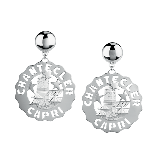 Earrings Et Voilà Logo Chantecler Silver