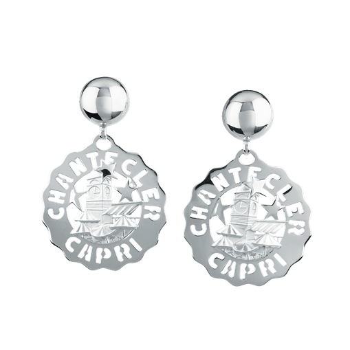 Orecchini Et Voilà Logo Chantecler Argento