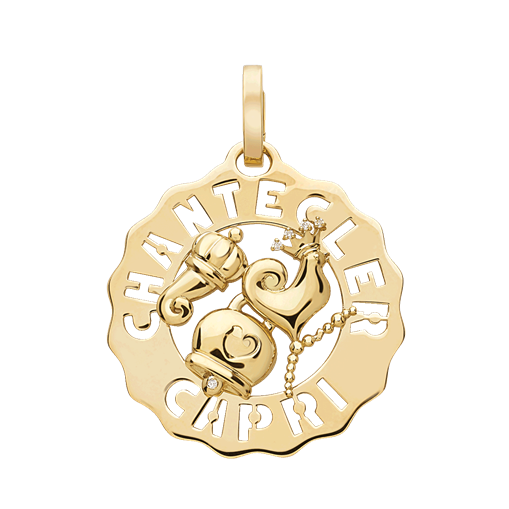Ciondolo Logo Chantecler Oro
