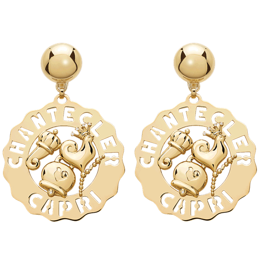 Earrings Logo Chantecler Gold