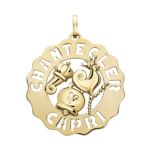 Ciondolo Logo Chantecler Oro