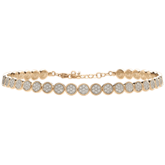 Collana Paillettes Oro