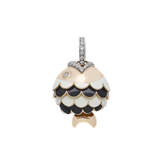 Ciondolo Paillettes Oro